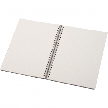 Logotrade promotional gift picture of: Bianco A5 size wire-o notebook