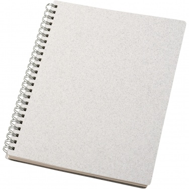 Logotrade promotional gift image of: Bianco A5 size wire-o notebook