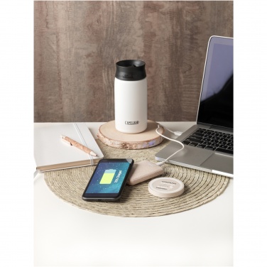 Logotrade business gift image of: Naka 5W wheat straw wireless charging pad