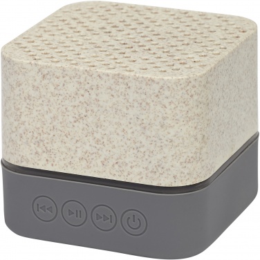 Logo trade corporate gifts picture of: Aira wheat straw Bluetooth® speaker