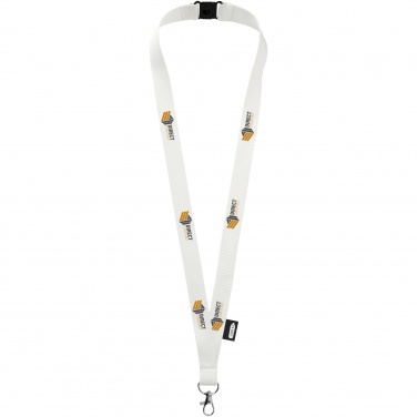 Logo trade promotional items picture of: Tom recycled PET lanyard with breakaway closure