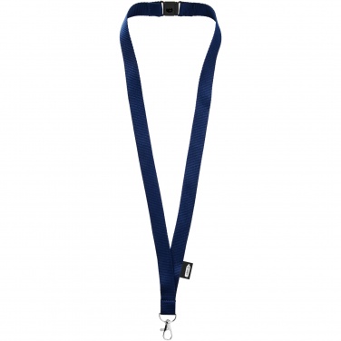 Logo trade promotional items picture of: Tom recycled PET lanyard with breakaway closure