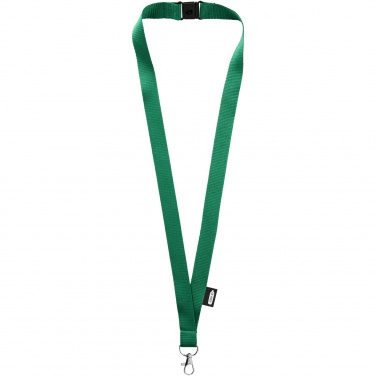 Logo trade promotional merchandise picture of: Tom recycled PET lanyard with breakaway closure