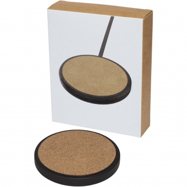 Logotrade promotional giveaways photo of: Kivi 10W limestone/cork wireless charging pad