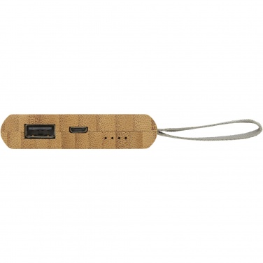 Logotrade corporate gift image of: Tulda 5000 mAh bamboo power bank