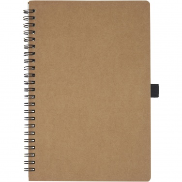 Logotrade corporate gifts photo of: Cobble A5 wire-o recycled cardboard notebook with stone paper