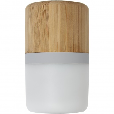 Logotrade business gift image of: Aurea bamboo Bluetooth® speaker with light 