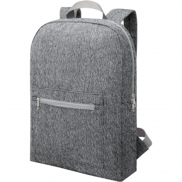 Logo trade promotional gifts picture of: Pheebs 450 g/m² recycled cotton and polyester backpack 10L