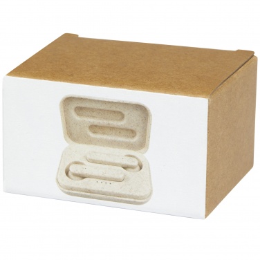 Logo trade promotional merchandise image of: Nantai wheat straw True Wireless earbuds