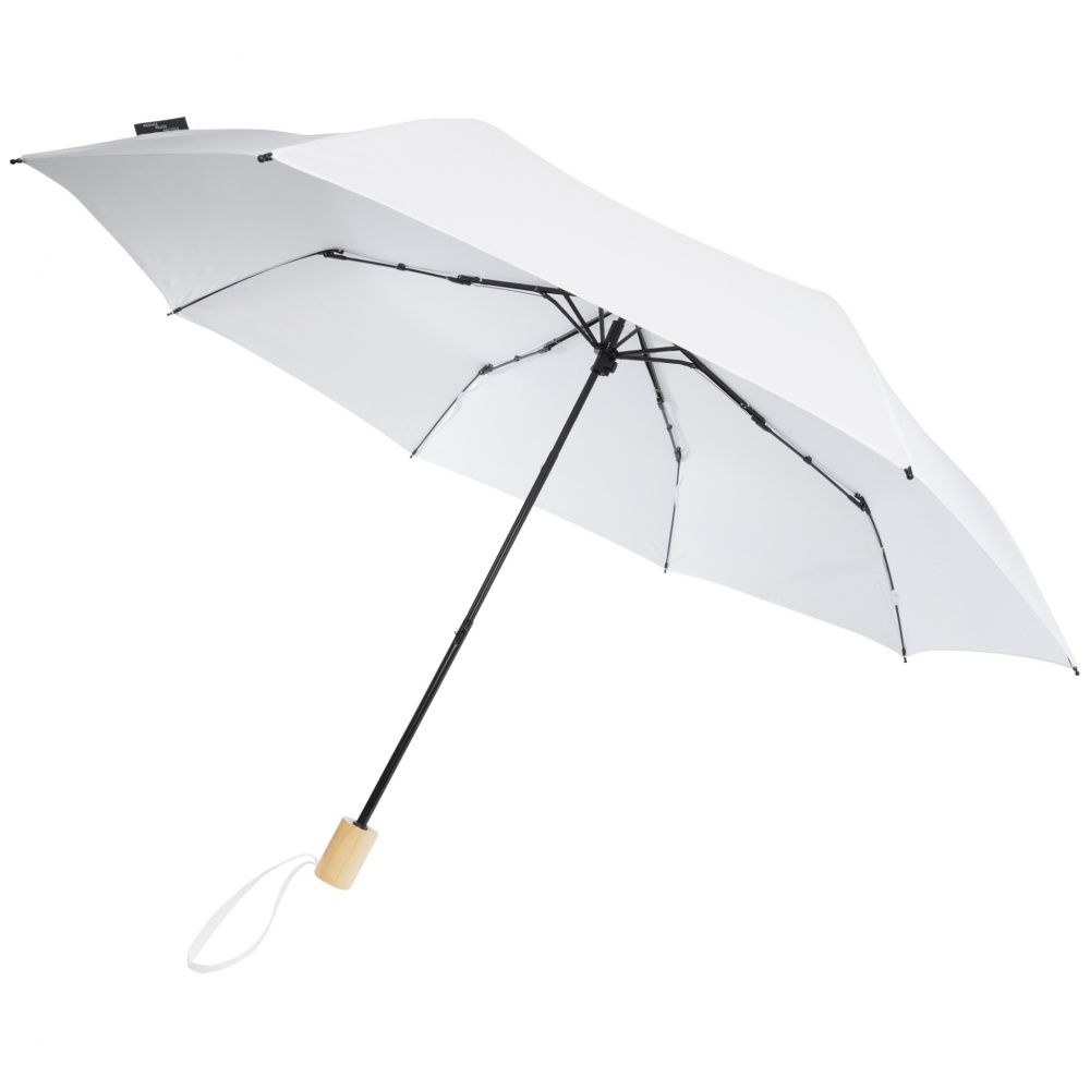 Logotrade promotional items photo of: Birgit 21'' foldable windproof recycled PET umbrella