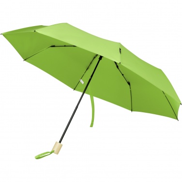 Logotrade promotional product image of: Birgit 21'' foldable windproof recycled PET umbrella