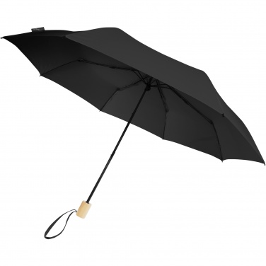 Logotrade promotional gift image of: Birgit 21'' foldable windproof recycled PET umbrella