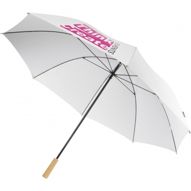 Logo trade business gift photo of: Romee 30'' windproof recycled PET golf umbrella