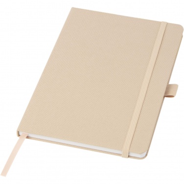 Logo trade advertising products picture of: Honua A5 recycled paper notebook with recycled PET cover