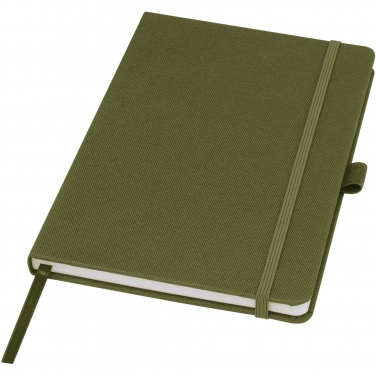 Logo trade promotional products picture of: Honua A5 recycled paper notebook with recycled PET cover