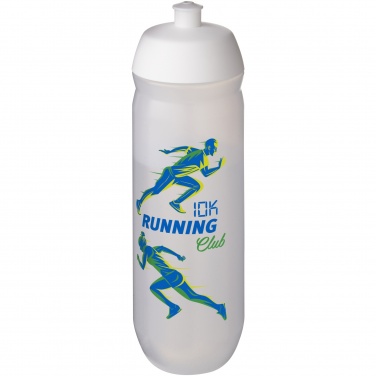 Logo trade corporate gifts image of: HydroFlex™ Clear 750 ml squeezy sport bottle