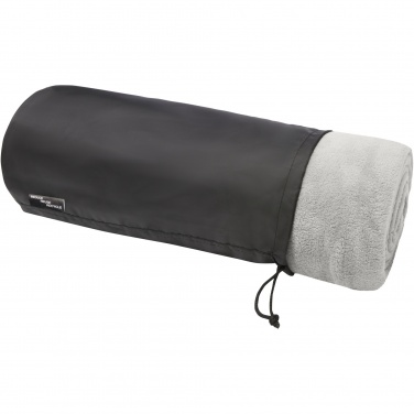 Logo trade promotional items picture of: Lily GRS certified RPET coral fleece blanket