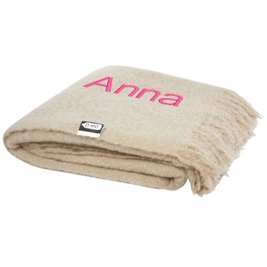 Logo trade business gift photo of: Ivy GRS certified RPET blanket