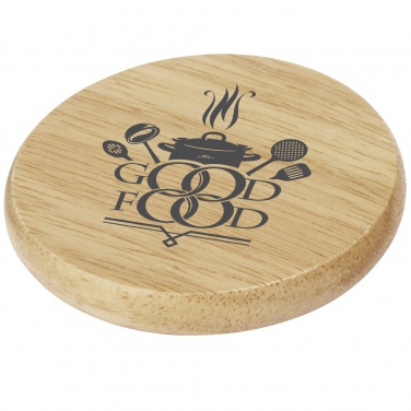 Logo trade promotional product photo of: Scoll wooden coaster with bottle opener