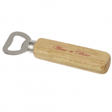 Logo trade corporate gifts image of: Brama wooden bottle opener