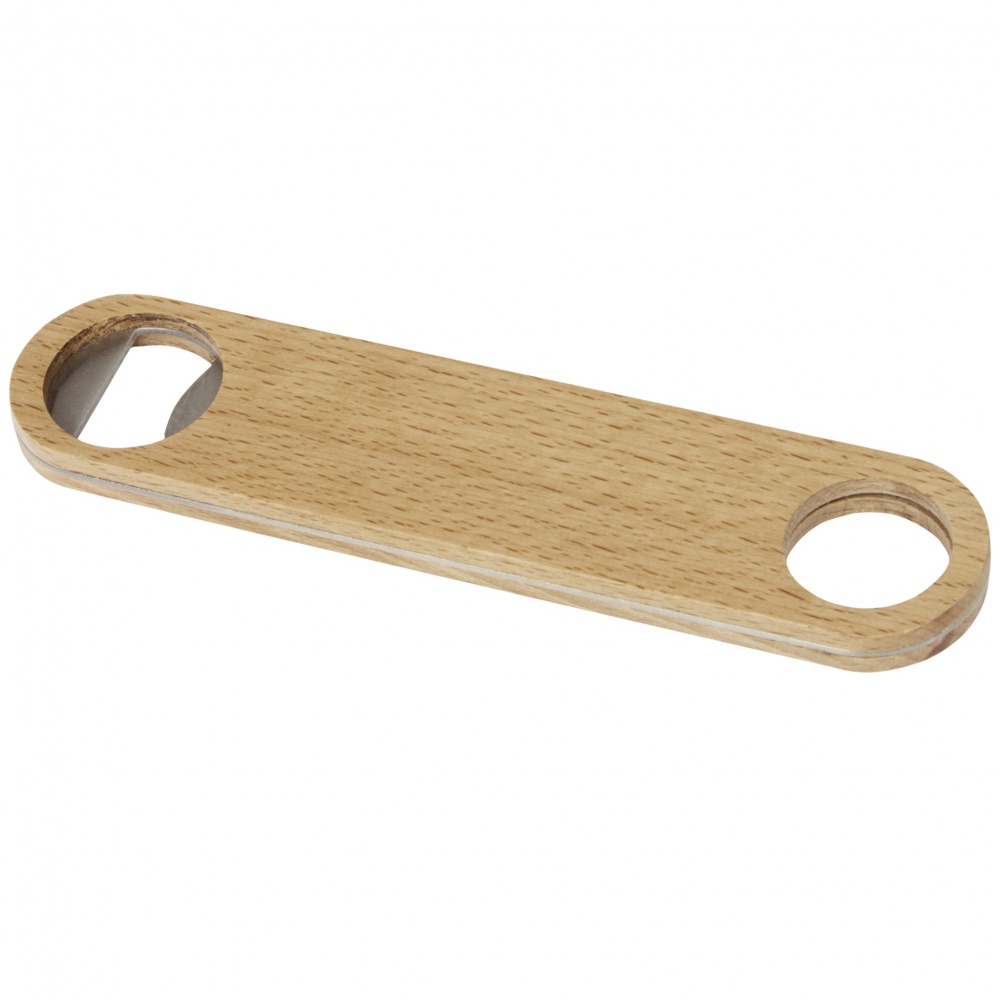 Logo trade promotional gift photo of: Origina wooden bottle opener