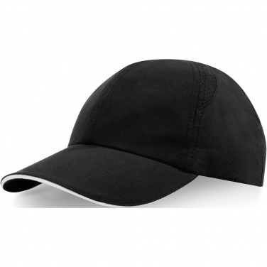 Logotrade business gift image of: Morion 6 panel GRS recycled cool fit sandwich cap