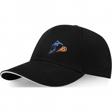 Logotrade promotional gifts photo of: Topaz 6 panel GRS recycled sandwich cap