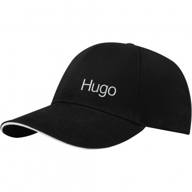 Logotrade promotional giveaway picture of: Topaz 6 panel GRS recycled sandwich cap