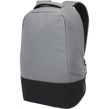 Logo trade promotional giveaways picture of: Cover GRS RPET anti-theft backpack 18L