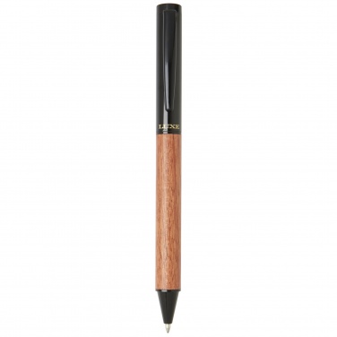 Logo trade promotional gifts picture of: Timbre wood ballpoint pen