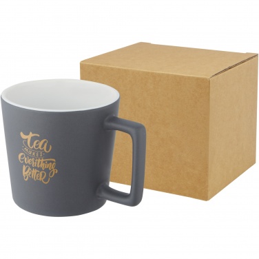 Logo trade promotional giveaways image of: Cali 370 ml ceramic mug with matt finish