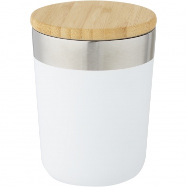 Logo trade promotional items picture of: Lagan 300 ml stainless steel tumbler with bamboo lid