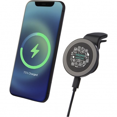 Logo trade advertising products image of: Magclick 10W wireless magnetic car charger