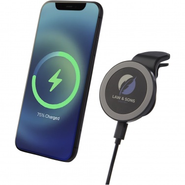 Logo trade corporate gift photo of: Magclick 10W wireless magnetic car charger