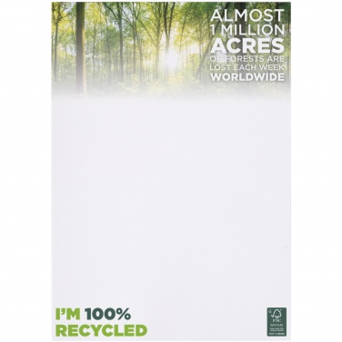 Logotrade promotional merchandise image of: Desk-Mate® A4 recycled notepad