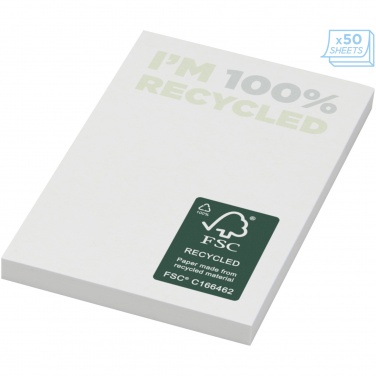 Logotrade promotional gift picture of: Sticky-Mate® recycled sticky notes 50 x 75 mm