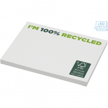 Logo trade promotional item photo of: Sticky-Mate® recycled sticky notes 100x75 mm