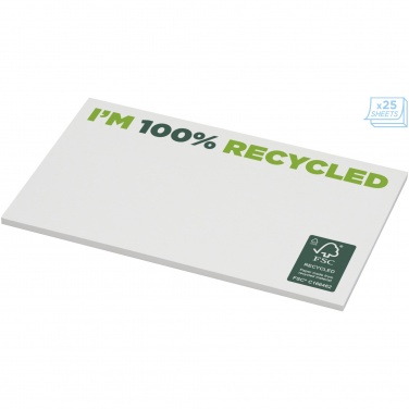 Logo trade promotional product photo of: Sticky-Mate® recycled sticky notes 127 x 75 mm