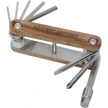 Logotrade corporate gift picture of: Fixie 8-function wooden bicycle multi-tool