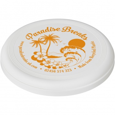 Logo trade promotional merchandise photo of: Crest recycled frisbee