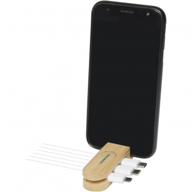 Logotrade promotional merchandise picture of: Edulis bamboo cable manager 