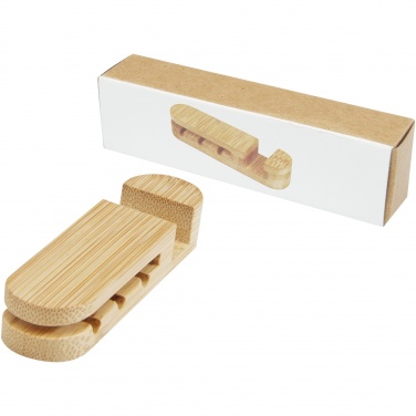 Logotrade business gift image of: Edulis bamboo cable manager 