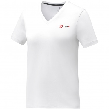 Logotrade corporate gifts photo of: Somoto short sleeve women's V-neck t-shirt 
