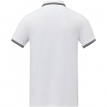 Logo trade corporate gifts picture of: Amarago short sleeve men's tipping polo