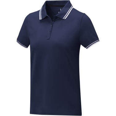 Logotrade advertising product picture of: Amarago short sleeve women's tipping polo