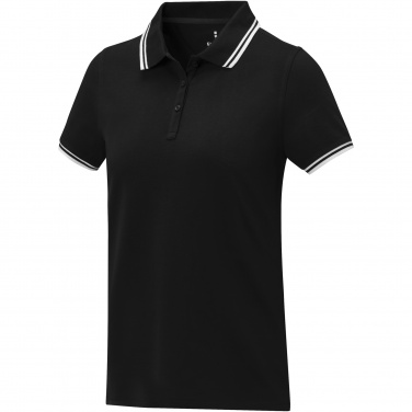 Logo trade advertising products picture of: Amarago short sleeve women's tipping polo