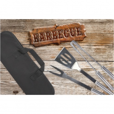 Logo trade advertising product photo of: Barcabo BBQ 3-piece set