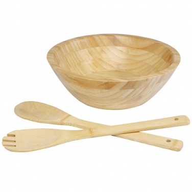 Logotrade promotional item picture of: Argulls bamboo salad bowl and tools