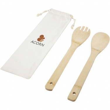 Logotrade advertising products photo of: Endiv bamboo salad spoon and fork