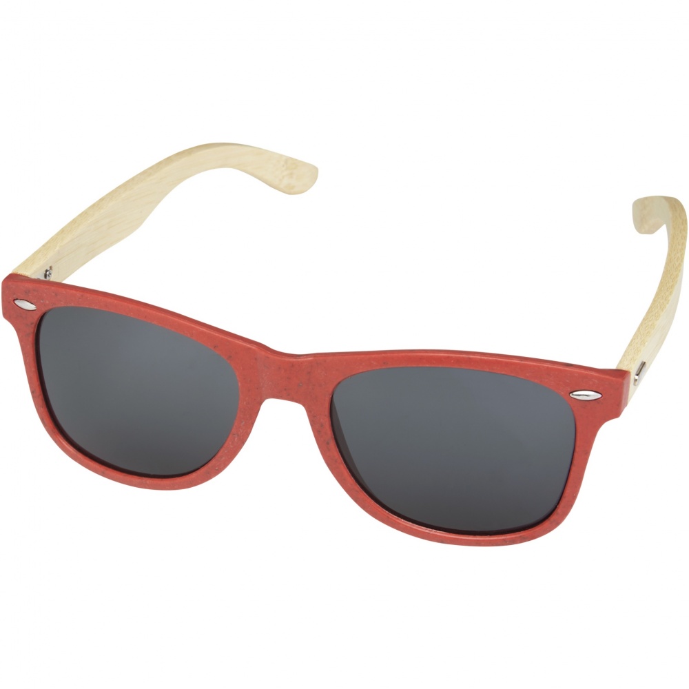 Logo trade promotional giveaways image of: Sun Ray bamboo sunglasses